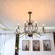 Living room clothing store wedding American crystal chandelier light luxury