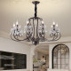 French retro crystal chandelier for living room, bedroom and dining room