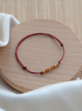 橄榄核新中式竹节上岸手链