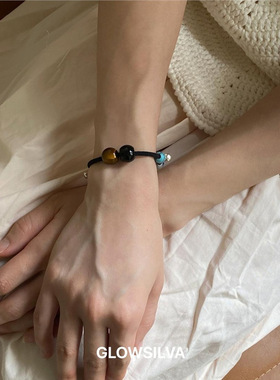 小众设计复古彩色手绳手链无性别