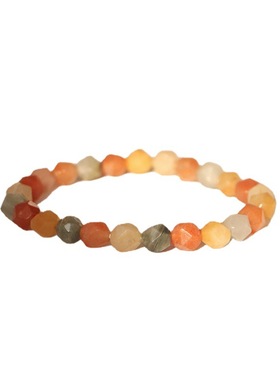 糖果天然福禄寿彩宝水晶手串弹力绳礼物简约不褪色波西米亚风手链