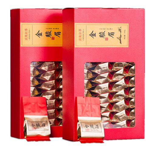 正宗武夷山头春全芽金骏眉红茶特级金俊眉散装茶叶礼盒装袋装500g - 图3