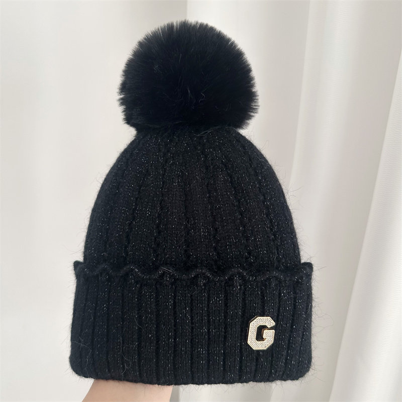 冬季新款毛线帽防寒护耳显脸小针织帽可加绒保暖可拆卸毛球套头帽,淘宝优惠券,粉丝福利购,淘宝优惠卷