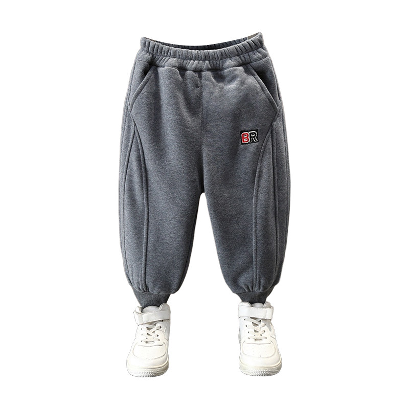 男童加绒运动裤秋冬季加厚一体绒束脚裤保暖休闲长裤子中大童卫裤,淘宝优惠券,粉丝福利购,淘宝优惠卷