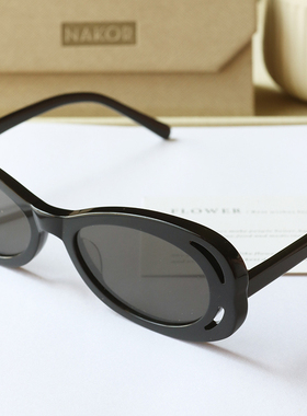 防紫外线甜美女士椭圆形太阳镜