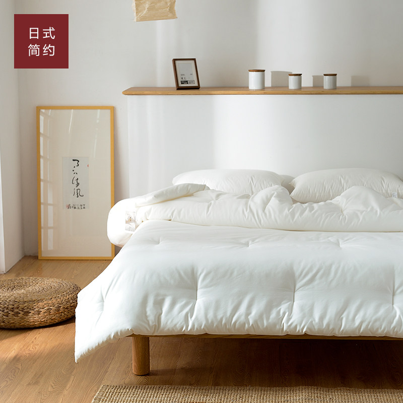 出口日本a类母婴级白色被子被芯春秋冬被纯棉保暖四季被夏凉被薄,淘宝优惠券,粉丝福利购,淘宝优惠卷