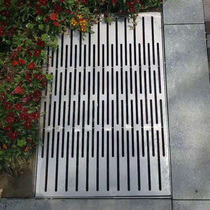 Yongzhang Stainless Steel Well Lid Invisible Drainage Ditch Cover Rainwater Square Water Grate Overcast Well Lid Size Custom Patio