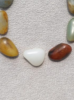 新疆和田玉籽料原石多宝手链