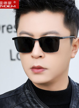 方框偏光太阳镜男士开车驾驶专用