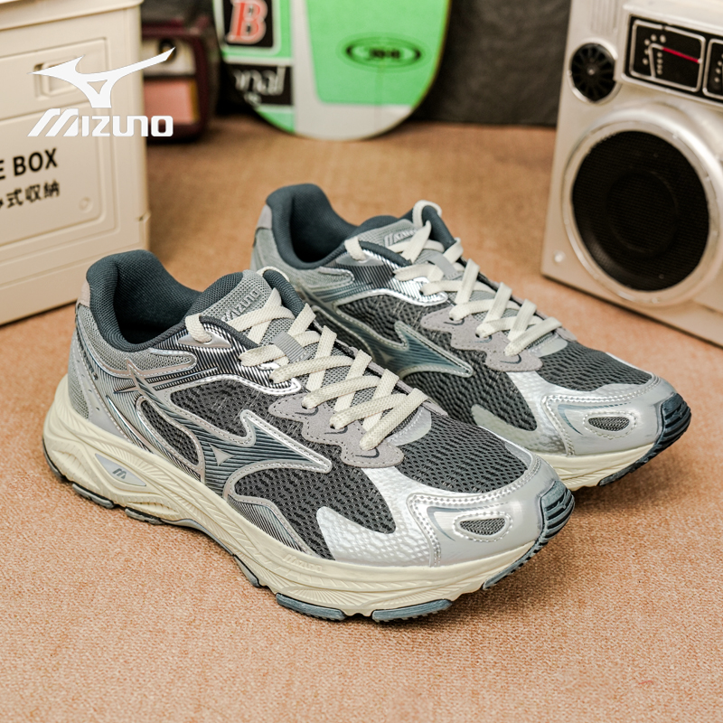 MIZUNO美津浓官方RACER S秋冬季新款运动鞋男鞋减震跑步鞋休闲鞋