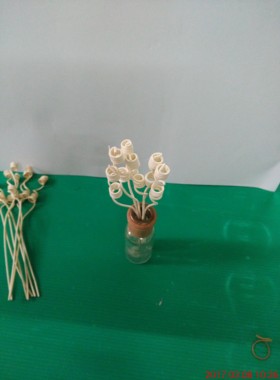 易强自然无火精油香薰挥发棒熏蒸扩香藤条时尚弯曲异形杆卷曲造型