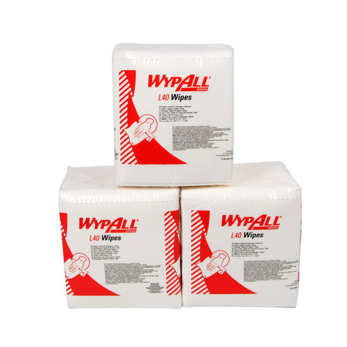 金佰利05701工业擦拭纸 WYPALL*L40折叠吸油吸水无纺布无尘纸包邮 - 图3