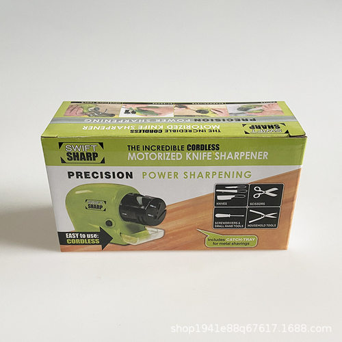 厨房电动磨刀器 自动家用快速小型磨刀神器厨房用品迷你跨境 - 图3