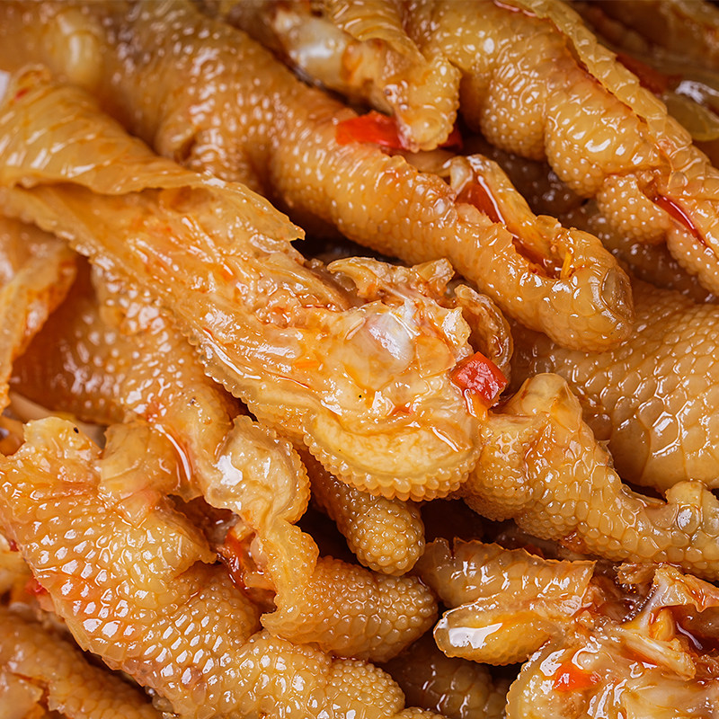 益旺无骨鸡爪柠檬酸辣泡椒凤爪即食零食小吃网红美食脱去骨熟食,淘宝优惠券,粉丝福利购,淘宝优惠卷
