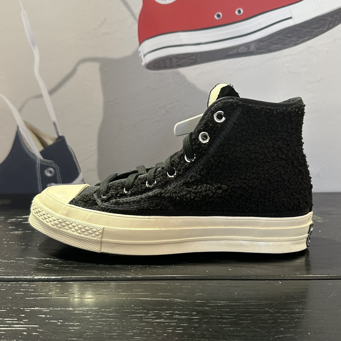 Converse匡威正品1970s羊羔绒红白黑172006 172005 172007不退换 - 图0