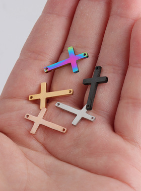 diy镜面手链饰品配件多色小吊坠