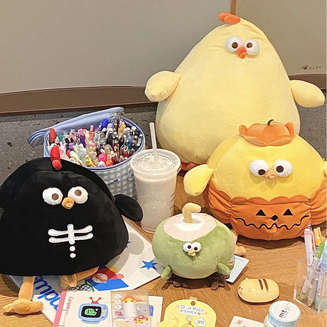 Dumpling ໄກ່ stuffed toy burger doll