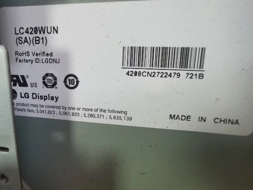 原装LG 42LG70FD-CB液晶电视驱动主板EAX50610601(6)  屏LC420WUN - 图1