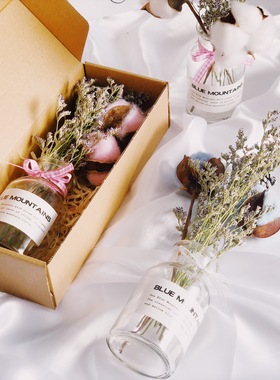 套装chic少女风背景墙摆拍花瓶