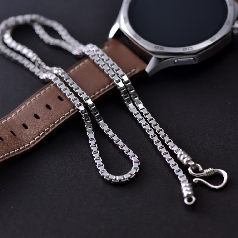 上尊 925银项链时尚 盒仔链 男女2.5mm 毛衣链颈联 亮色挂链,淘宝优惠券,粉丝福利购,淘宝优惠卷