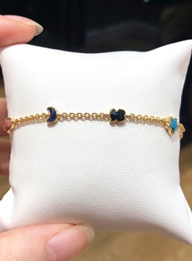 西班牙代购tous桃丝熊宝石手链