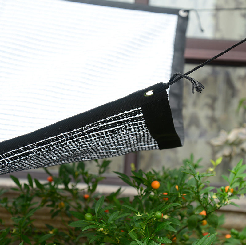 多肉遮阳网阳台庭院防晒网黑色新隔热网加密绿植遮光