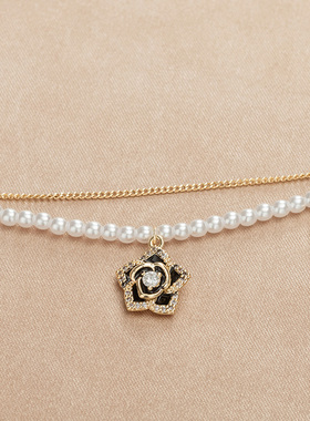 苏瑞瑞山茶花小珍珠手链