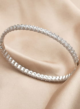 满天星三面镶满锆石手镯