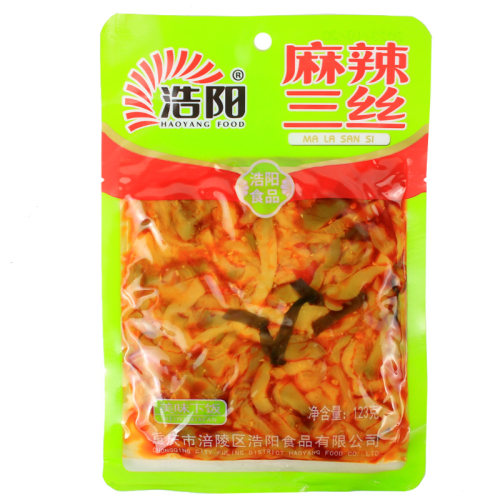 涪陵浩阳下饭菜123g袋整箱50袋重庆红油榨菜丝榨菜特产咸菜丝 - 图3