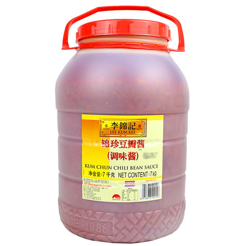 包邮李锦记锦珍豆瓣酱7kg7千克餐饮装烧烤酱香饼红油免剁打碎加细 - 图3