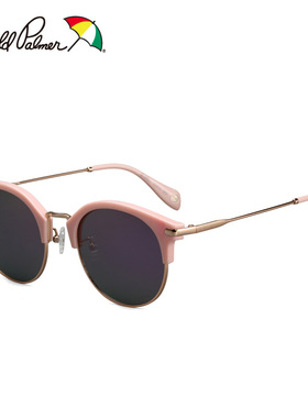 花雨伞偏光小脸复古风圆框太阳镜