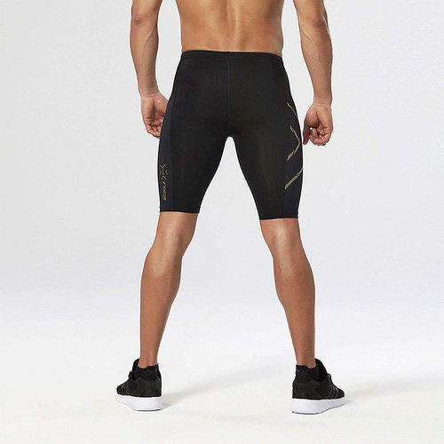 正版2XU Light Speed Core跑步压缩裤短裤男士健身运动马拉松防磨 - 图0