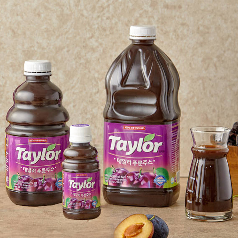 韩国直邮金希澈同款Taylor泰勒西梅汁1.89L大容量功能饮料