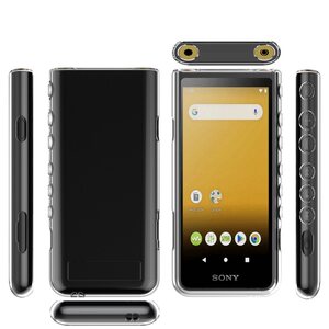 适用索尼ZX505保护套NW-ZX500 ZX507透明软壳SONY水晶全包防清水套防摔刮TPU网红618音乐播放器MP5钢化膜推荐