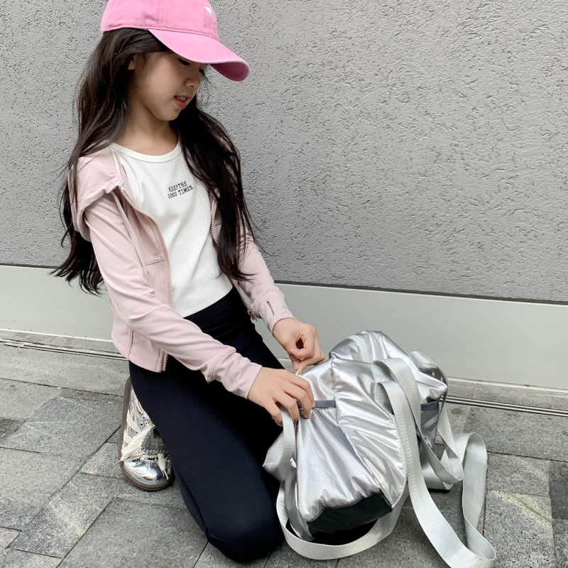 leobaby女童防晒衣夏季2024新款儿童开衫瑜伽服运动休闲上衣短款