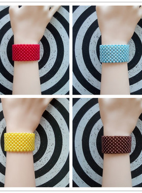 遮疤痕4mm仿珍珠加密手链男女手串配饰手环遮纹身爱心3厘米可定做