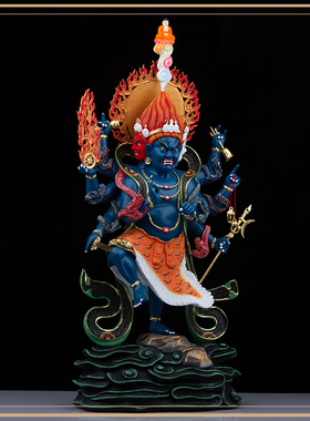 秽迹金刚佛像摆件树脂