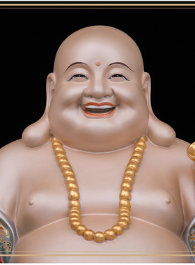 铜彩绘全堂佛像娑婆三圣释迦牟尼佛像弥勒佛地藏观音菩萨家用摆件