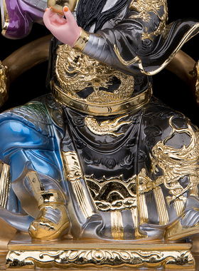 树脂普化天尊九天应元雷公摆件