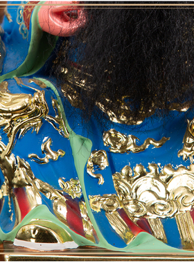 鲁班祖师像家用摆件树脂