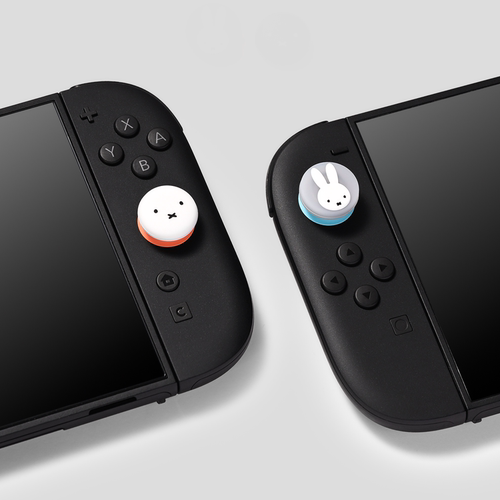 极想Switch2代摇杆帽ns2硅胶摇杆套卡通黑白游戏配件米菲兔联名款 - 图1