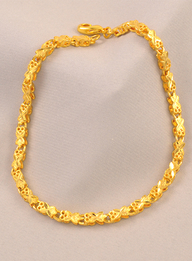 新款越南沙金镀金手链