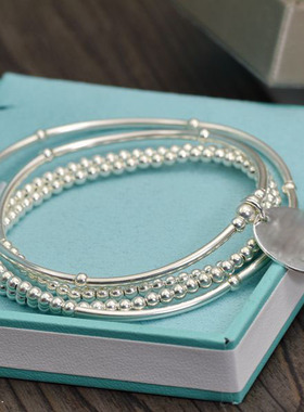 纯银多圈日韩风礼物手链送闺蜜