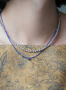 山萘shannai中式国风青金石项链