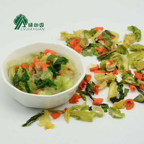 脱水蔬菜包 500g方面便伴侣 胡萝卜高丽菜青梗菜香葱干散装可炒饭 - 图1