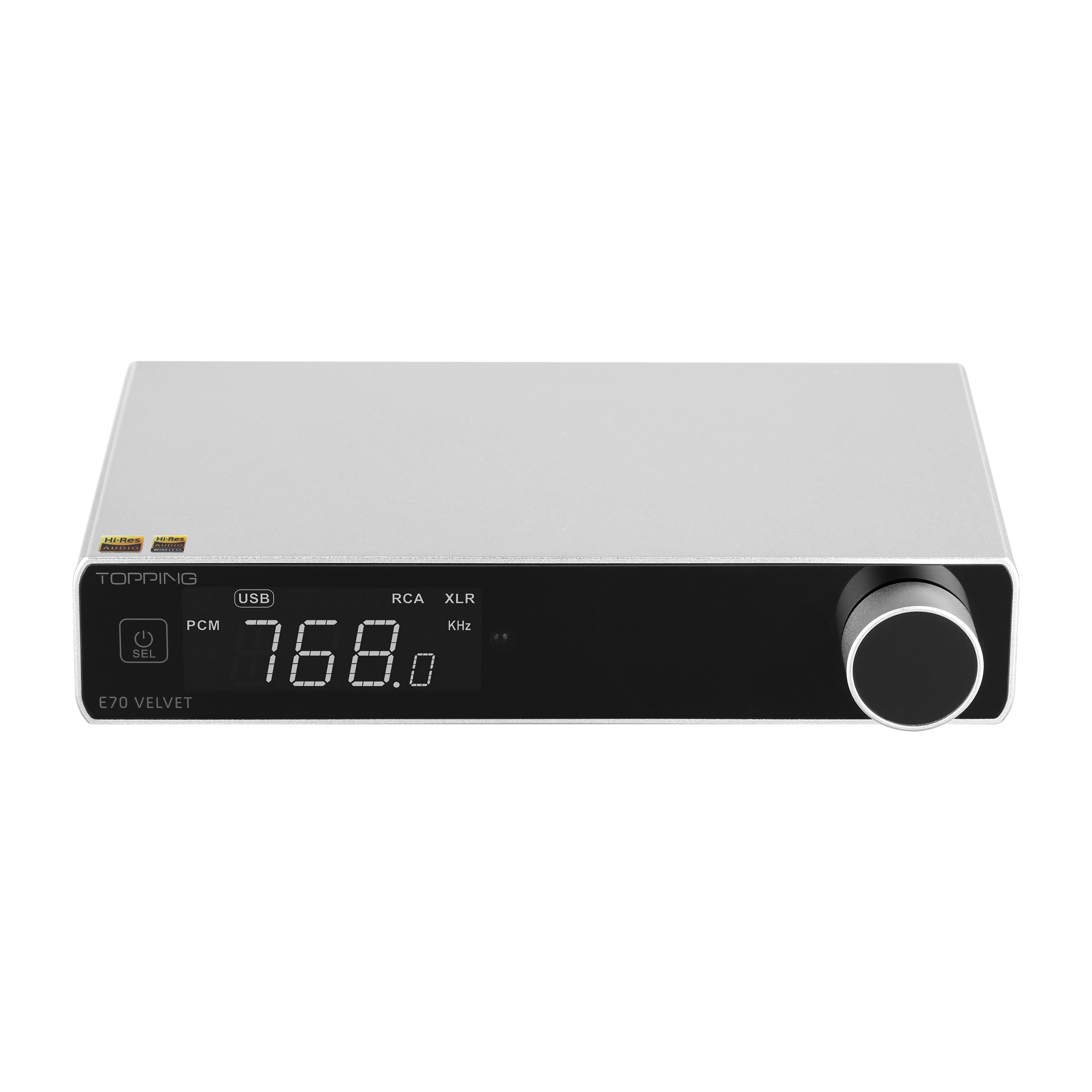 新品TOPPING拓品E70 VELVET发烧音频 AK4499EX解码器 DAC 蓝牙5.1 - 图1