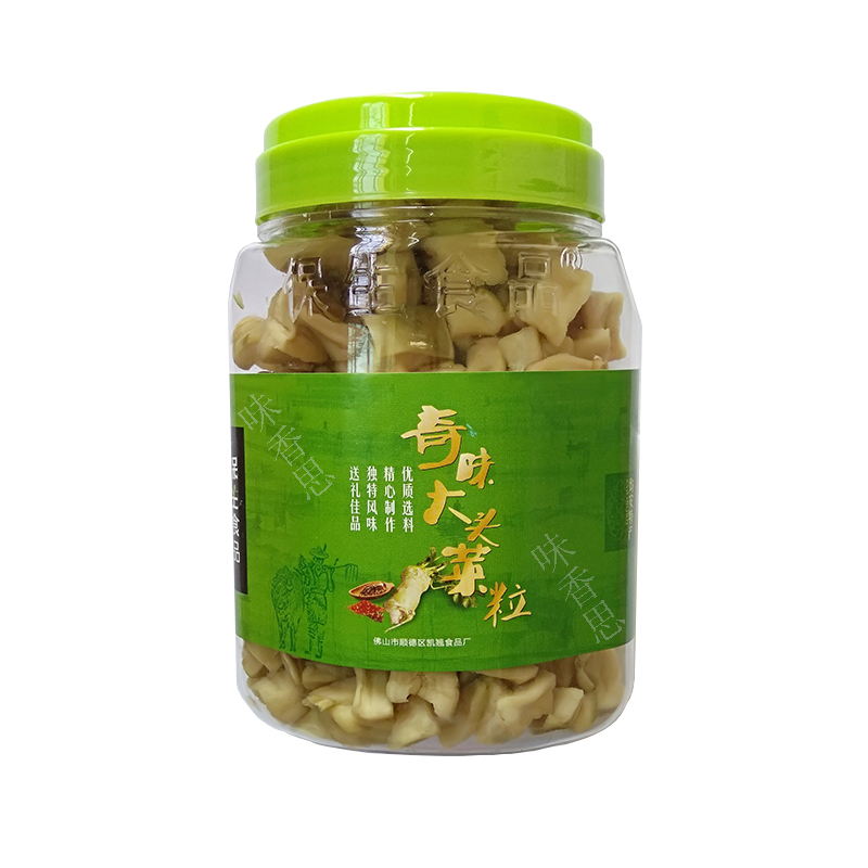 均安奇味大头菜粒400g瓶装广东佛山顺德特产农家自制即食下饭咸菜 - 图3