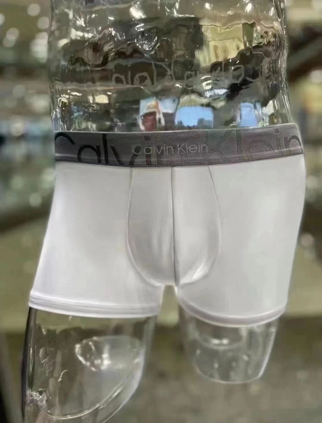 【双重引力带】CK内衣男士提花腰边轻柔透气防夹臀平角内裤NB3312,淘宝优惠券,粉丝福利购,淘宝优惠卷