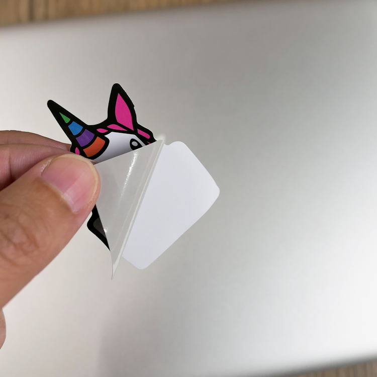 Unicorn Chassis Skateboard Gray Glue Waterproof Sticker