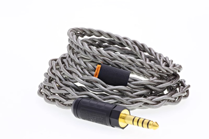 HanSound汉声 Luna 纯银耳机升级线HD800S乌托邦MG大乌4.4平衡线 - 图0